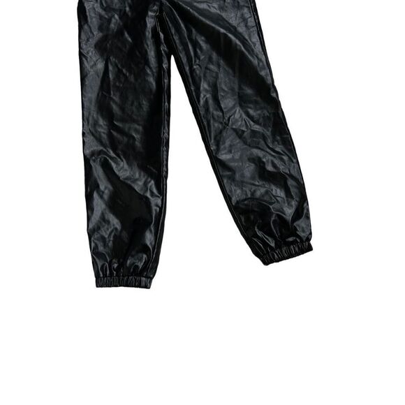 Lovers and Friends Heila Faux Leather Jumpsuit Black Women’s Size Small - Picture 5 of 11